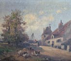 Lucien Henry (1850-1896) - La scène de village