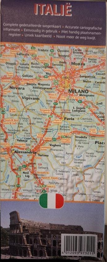 Compleet gedetailleerde wegenkaart - Italië, Verzenden, Gelezen