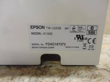 Epson TM-U220B - POS Matrix Printer RS232 Serial M188B, Ophalen of Verzenden, Gebruikt, Epson