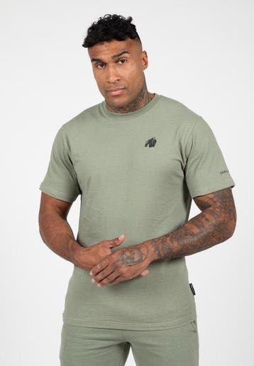 2dekans | Gorilla Wear Leon T-shirt - Sportshirt - Groen -, Ophalen of Verzenden, Zo goed als nieuw, Groen, Gorilla Wear