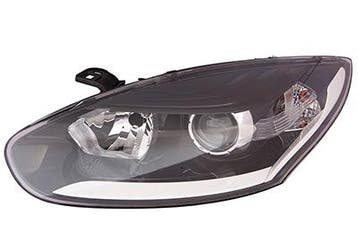 Renault Megane 2014-2016 Zwart/Wit Koplamp Links (Koplampen), Verzenden, Nieuw