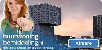Almere-Europakwartier, 3 kamer woning, 76 m2 (€ 1350,- p/m), Appartement, Almere