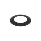 Kachelpijp 125 Staal Rozet Kleur Zwart, Nieuw