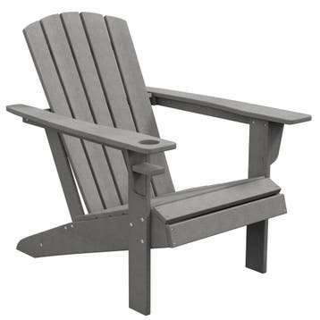 Adirondack Tuinstoel Met Drankhouder, Tuinstoel Van Kunststo, Verzenden, Nieuw
