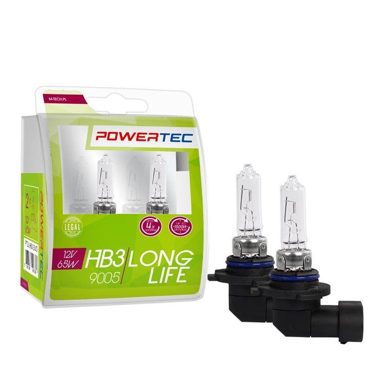 Powertec HB3 12V - Long Life - Set, Auto-onderdelen, Verlichting, Nieuw, Alfa Romeo, Amerikaanse onderdelen, Audi, BMW, Citroën