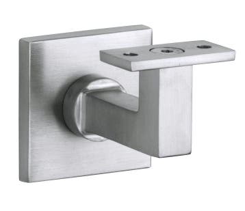 Leuninghouder Bauhaus M10 vlak mat chroom, Verzenden, Nieuw