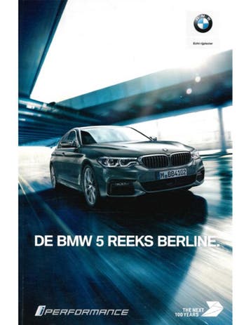 2017 BMW 5 SERIE SEDAN BROCHURE NEDERLANDS, Nieuw, BMW, Author