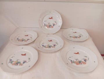 Chantilly - Tafelservies (6) - Kakiemon - Porselein