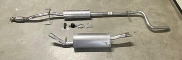 Complete uitlaat Einddemper + Middendemper Peugeot 207 1.4,, Verzenden, Nieuw