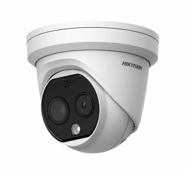 Hikvision DS-2TD1228-2/QA, Thermisch bi-spectrum Dome Camera, Audio, Tv en Foto, Videobewaking, Ophalen of Verzenden