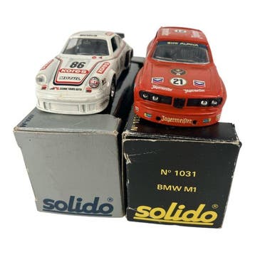 Solido 1:43 - Modelauto (2) - Set of 2 Vintage Models: BMW, Nieuw