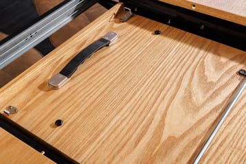 UNIEKE eettafel 160-200 cm uitschuifbaar eikenhout gelakt -, Ophalen of Verzenden, Nieuw