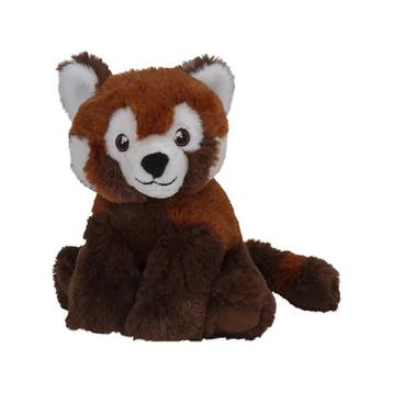 Pluche rode panda knuffel - beer - 16 cm - zacht cadeau, Verzenden, Nieuw