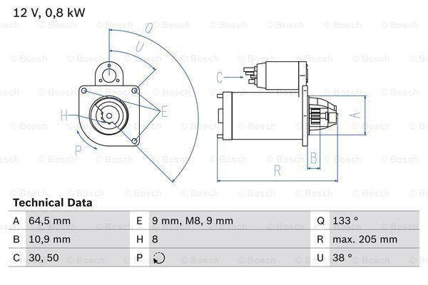 Startmotor / Starter FIAT ALBEA (1.2), Auto-onderdelen, Motor en Toebehoren, Nieuw, Ophalen of Verzenden