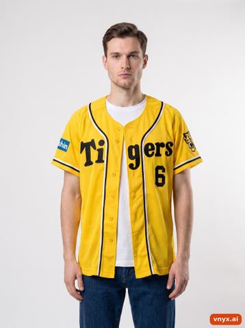 HANSHIN Tigers Sport T-shirts Heren maat S Geel Vintage, Ophalen of Verzenden, Nieuw