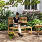 Set van 2 Tuinbanken met Picknickfunctie 110 cm, Tuin en Terras, Tuinbanken, Verzenden, Nieuw