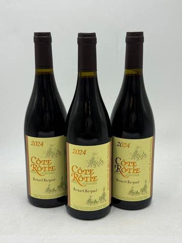 2024 Bernard Burgaud - Côte Rotie - 3 Flessen (0.75 liter), Verzamelen, Nieuw