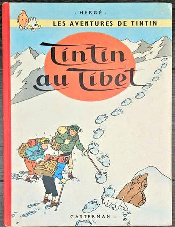 Tintin T20 - Tintin au Tibet B29 1960 - 1 Album - Eerste, Boeken, Nieuw