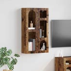 vidaXL Hangkast met plank Oudhout 59 x 20 x 100 cm Bewerkt, Huis en Inrichting, Kasten | Overige, Verzenden, Nieuw