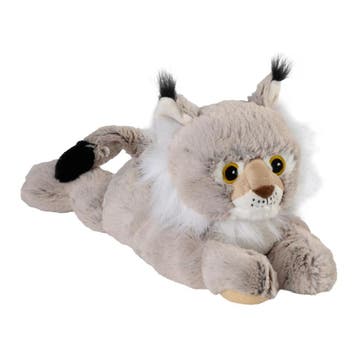Warmies Lynx warmteknuffel - grijs - 36 cm, Verzenden, Nieuw