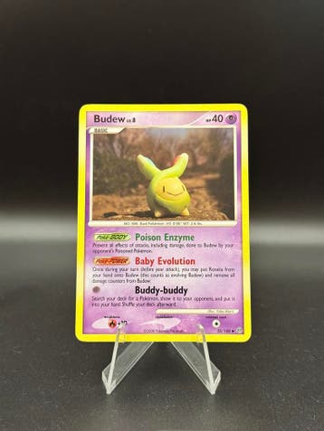 Pokemon Diamond & Pearl Stormfront Budew #33/100, Verzenden, Gebruikt, Losse kaart