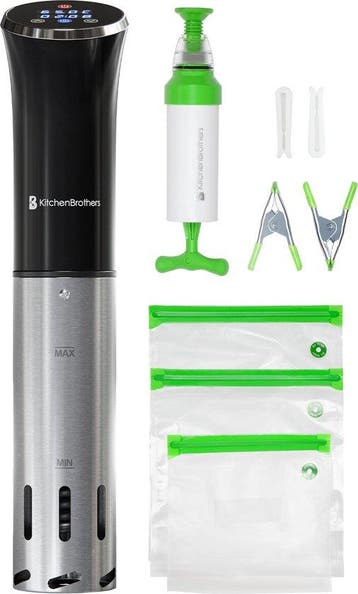 2dekans | KitchenBrothers Sous Vide Stick – Incl., Huis en Inrichting, Keuken | Keukenbenodigdheden, Ophalen of Verzenden, Zo goed als nieuw