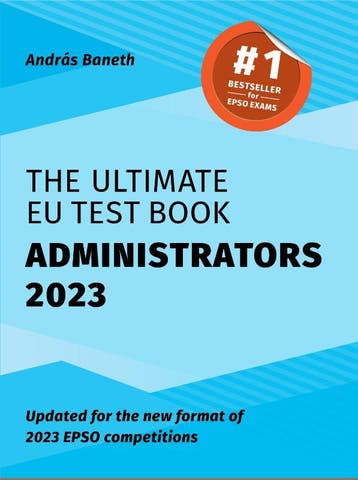 The Ultimate Eu Test Book Administrators 2023 | Nieuw, Ophalen of Verzenden, Nieuw, András Baneth