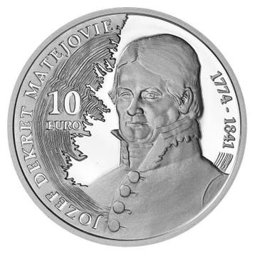 Slowakije 10 Euro Jozef Dekret 2024, Postzegels en Munten, Munten | Europa | Euromunten, Verzenden