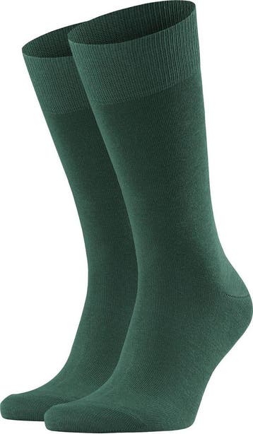 Falke Happy Sokken 2-Pack Donkergroen maat 47-50 Heren, Verzenden, Nieuw, FALKE