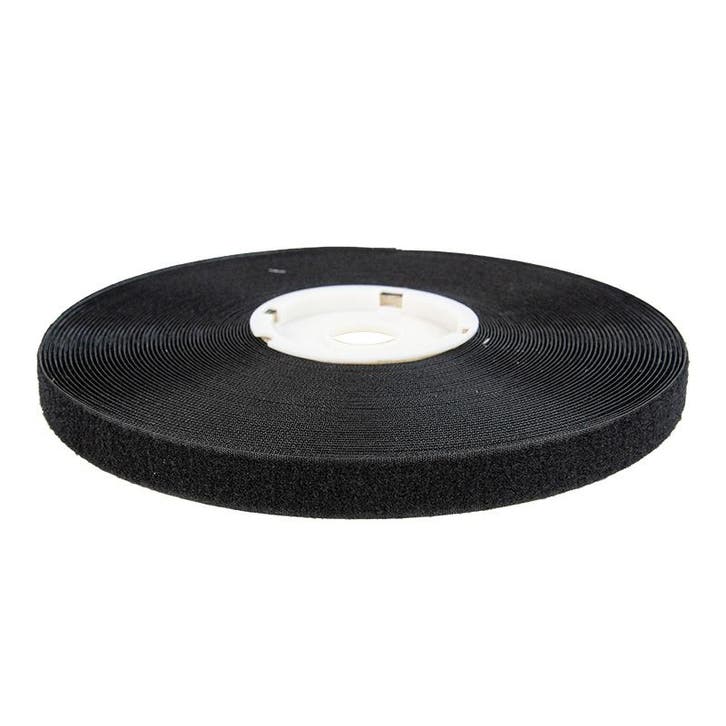 Klittenband - 25 Meter Zwart - 20mm Zelfklevend Hotmelt Lus, Doe-het-zelf en Verbouw, Overige Doe-het-zelf en Verbouw, Nieuw, Ophalen of Verzenden