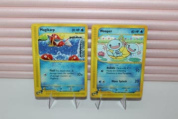 Pokémon - 2 Card - Magikarp, Wooper 117/147 118/165 - WOTC -, Nieuw