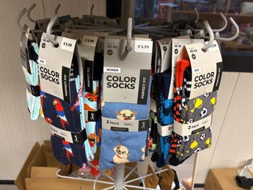 Veiling - 12x Color Socks 2-pack, Kleding | Heren, Nieuw