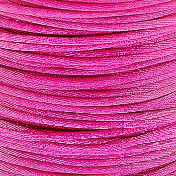 2 meter Macrame Satijndraad 1.0 mm Magenta (Macramé koord), Ophalen of Verzenden, Nieuw, Draad