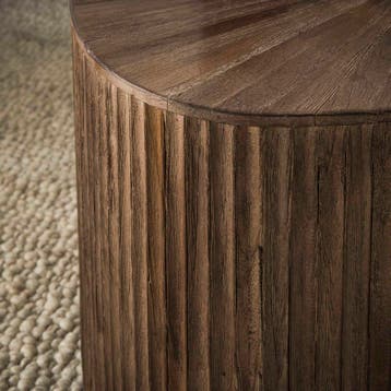 Salontafel Teakhout - Organisch - Set van 2 - Webshop, Verzenden, Nieuw, 50 tot 100 cm, Organisch, Modern, Natuurlijk