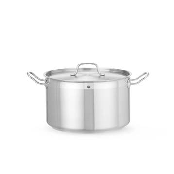 Hendi Kookpan middel 15L met deksel 320x(H)190, Verzenden, Nieuw