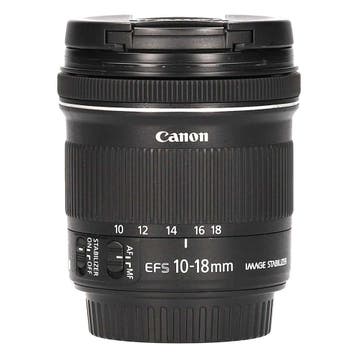 Canon EF-S 10-18mm f/4.5-5.6 IS STM met garantie, Audio, Tv en Foto, Fotografie | Lenzen en Objectieven, Ophalen of Verzenden