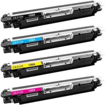 Huis-Merk   HP 126A, 130A, en CANON 729C Toner Cyaan 1k, Verzenden, Nieuw, Toner, Hewlett Packard (HP)