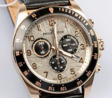 Philip Watch - Caribe Sport - Chronograph & Date - Rose, Nieuw