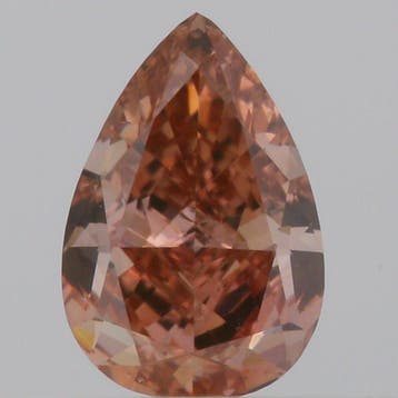 1 pcs Diamant (Natuurlijk gekleurd) - 0.31 ct - Peer - Fancy, Sieraden, Tassen en Uiterlijk, Edelstenen, Nieuw