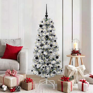vidaXL Kunstmatige Inklapbare Kerstboom 150 LEDs Groen en, Verzenden, Nieuw