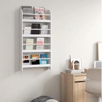 Wandboekenkast 4 Planken – Smal en Waterbestendig 59x113 cm, Verzenden, Nieuw