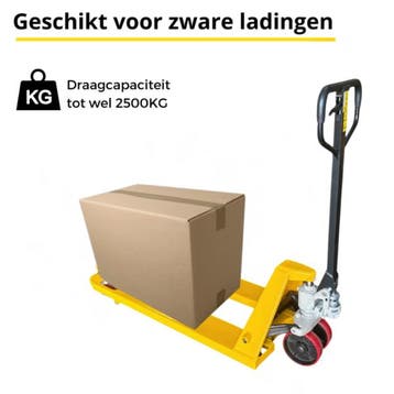 Palletwagen 2500KG – Vorklengte 1150mm – Dubbel Vorkwiel, Ophalen of Verzenden