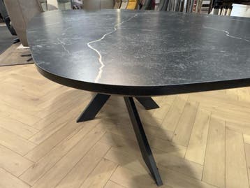 ***SALE*** Deens ovaal Eettafel HPL 220cm Koopmans, Verzenden, Nieuw