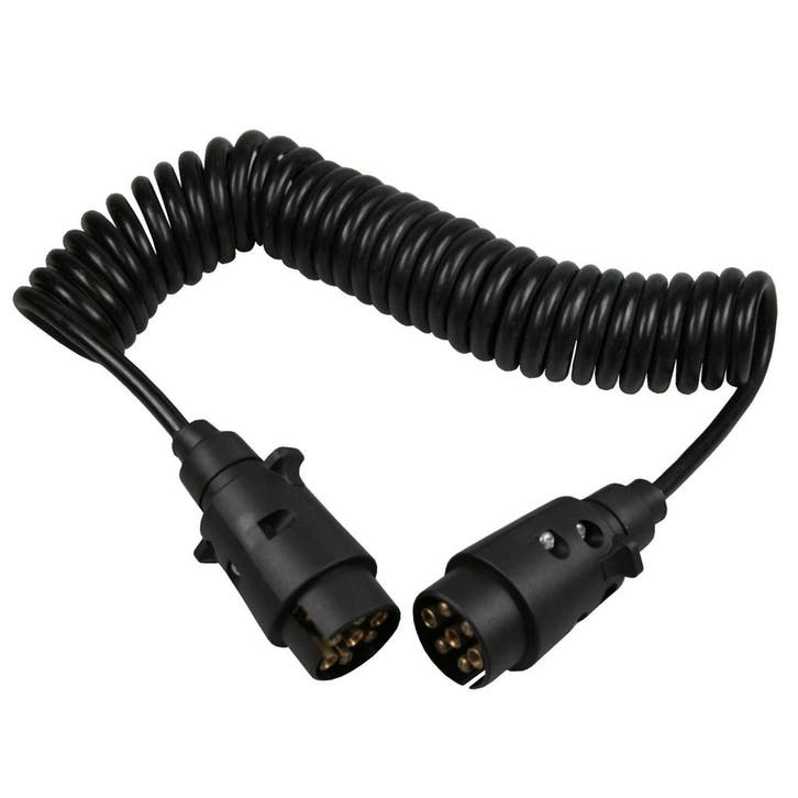 Benson Verlengkabel krulsnoer - 7-polig - 65 tot 450 cm -..., Auto diversen, Aanhangwagen-onderdelen, Nieuw, Ophalen of Verzenden