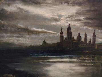 Escuela Hiperrealista Italiana (XX) - Vista de Venecia.