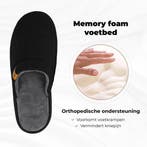 2dekans | Pantoffels Heren - Sloffen - Maat 46/47 - 46/47, Ophalen of Verzenden, Zo goed als nieuw, Comfeet, Zwart
