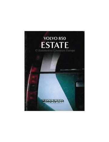 1993 VOLVO 850 ESTATE BROCHURE NEDERLANDS, Nieuw, Volvo, Author