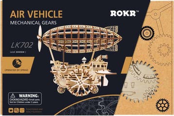 Robotime modelbouwpakket Zeppelin Airship hout Knutselen, Verzenden, Nieuw