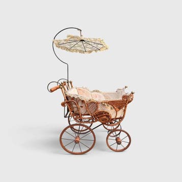 artigianale - Speelgoed kinderwagen Carrozzina depoca per
