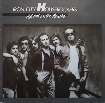 LP gebruikt - Iron City Houserockers - Blood On The Bricks, Verzenden, Zo goed als nieuw, Overige formaten